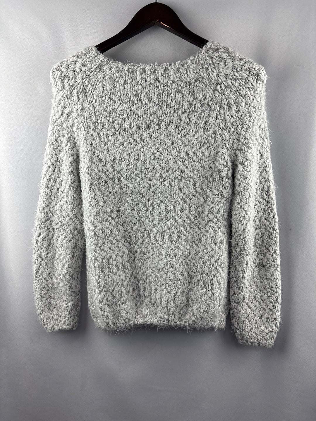 Women’s Buffalo David Bitton Medium White &amp; Gray Sweater