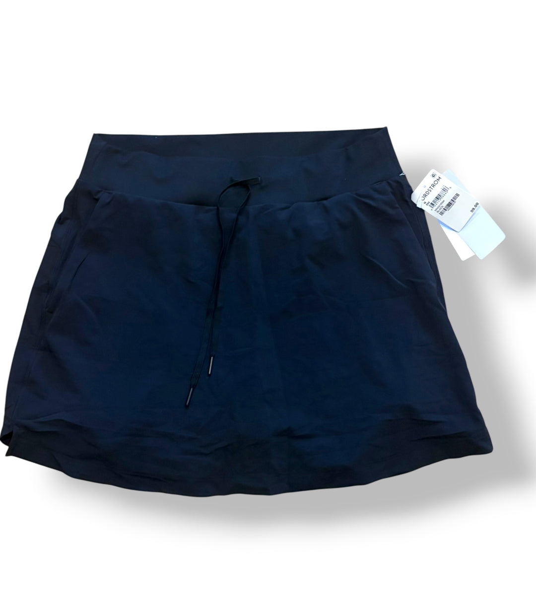 Black Athletic Skort Tennis Golf Running Skirt Built-In Shorts Size Medium NWT