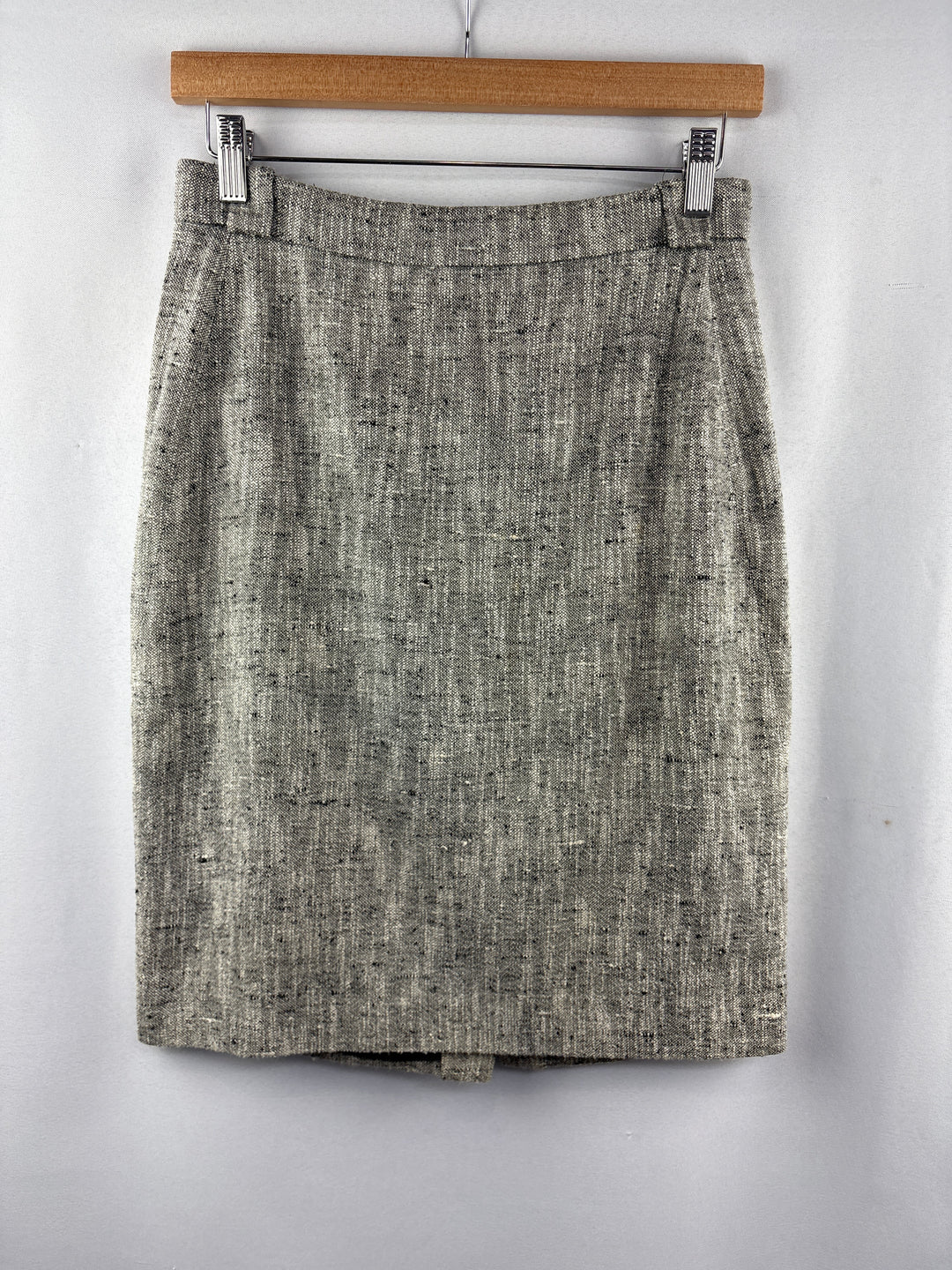 Women’s Max Mara Light Gray Tweed Pencil Skirt