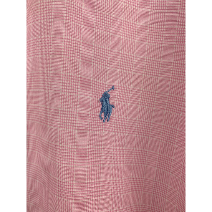 Ralph Lauren Mens Pink Classic Fit Button-Down Shirt