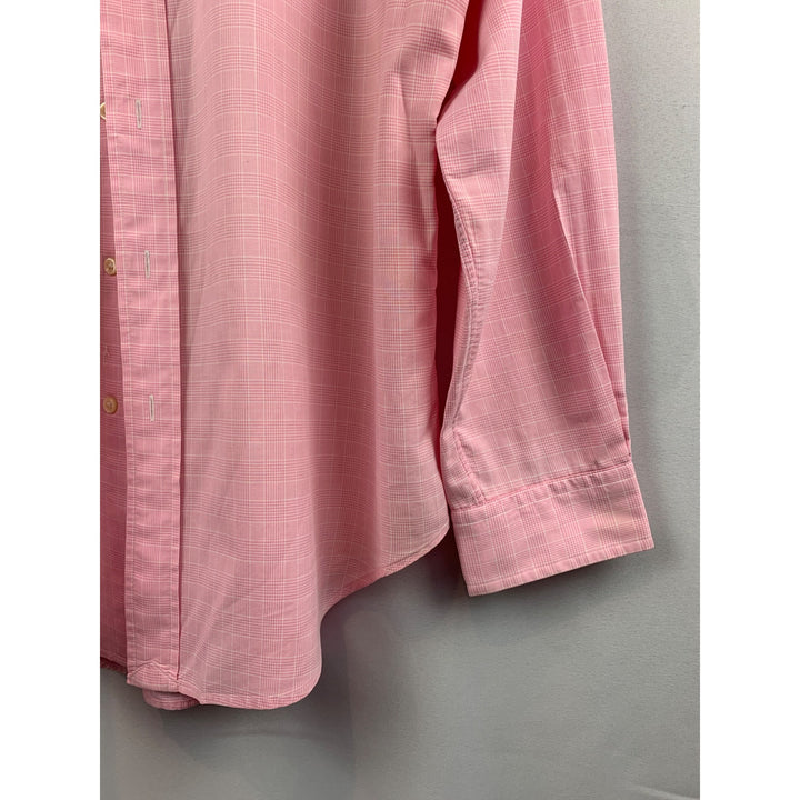 Ralph Lauren Mens Pink Classic Fit Button-Down Shirt