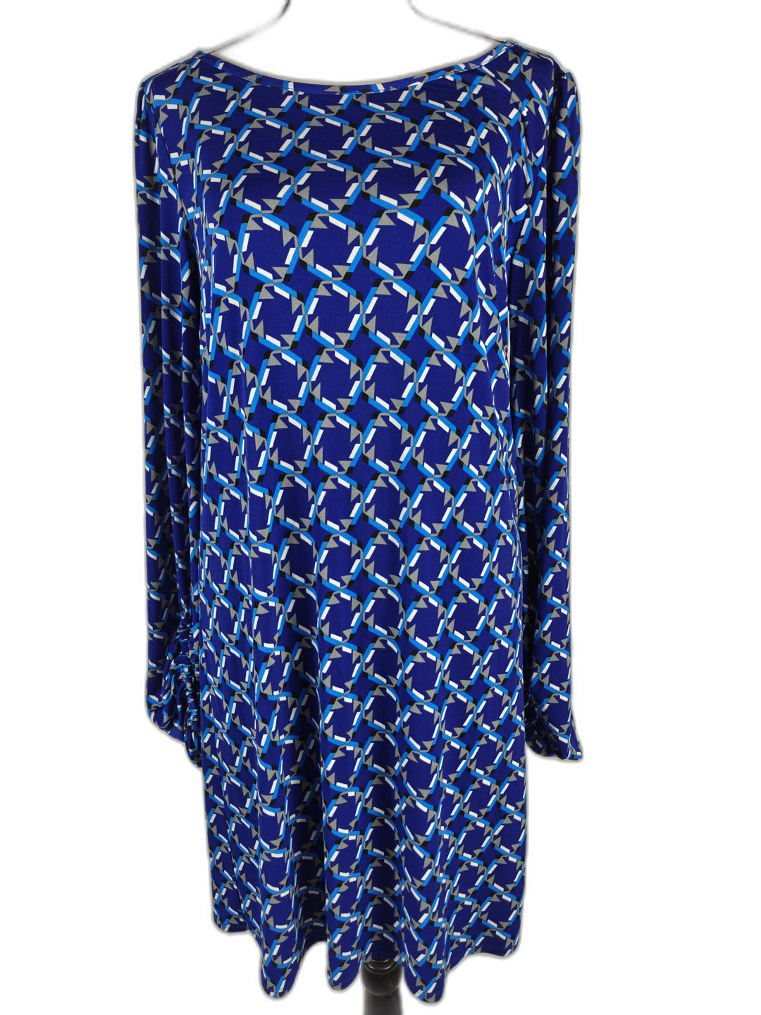 Women’s Laundry by Design Geometric Print Dress Blue Size Small