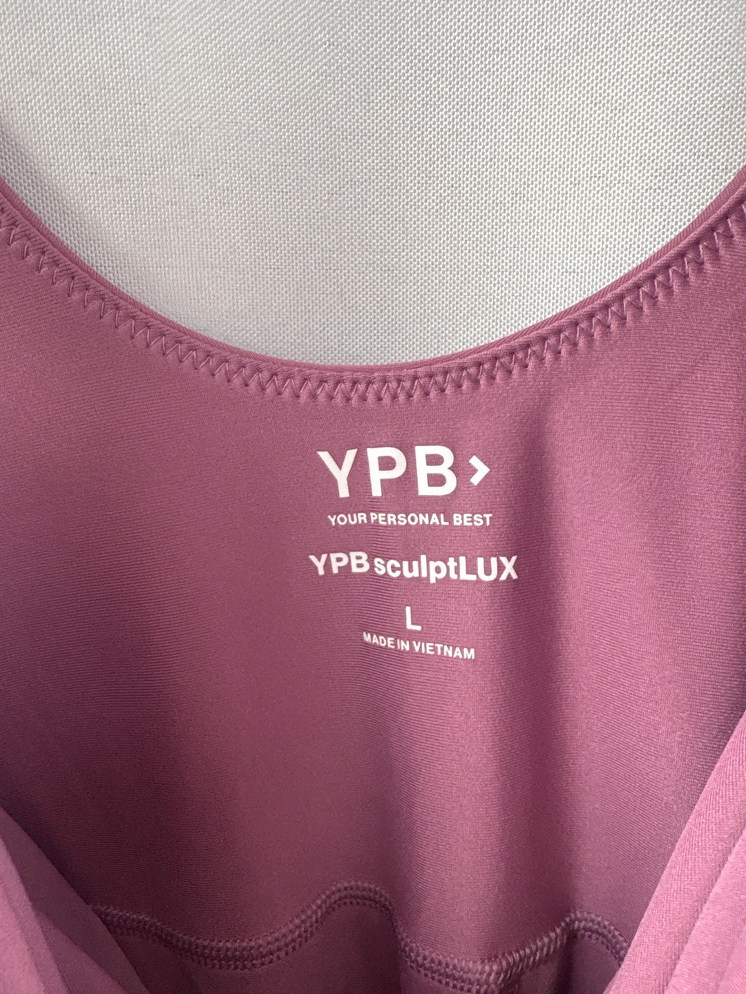 Women’s YPB Large Mauve Active Dress w/ Scoop Back