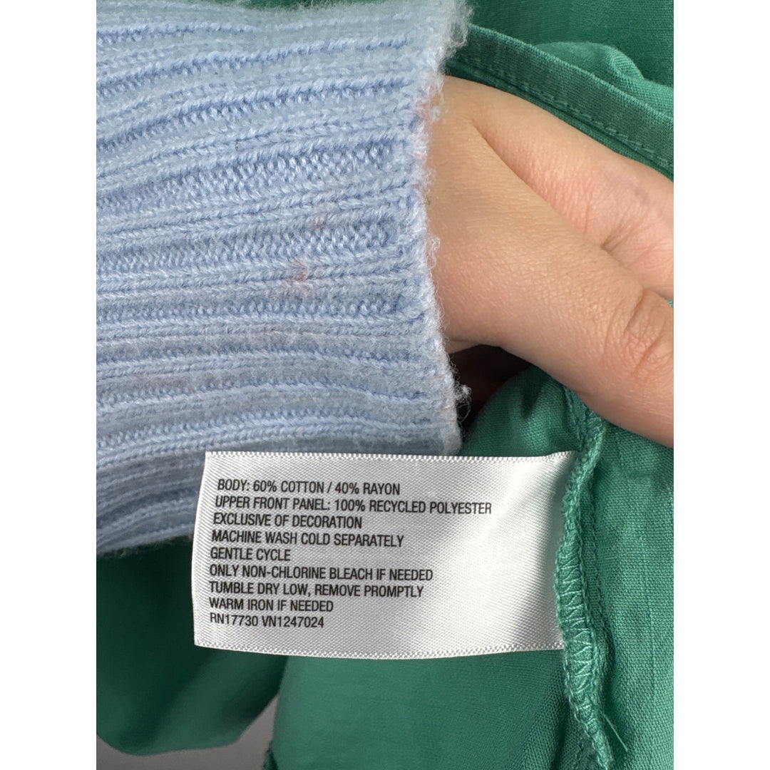 Women’s Knox Rose XXL Teal Tank Blouse w/ Lace Detailing