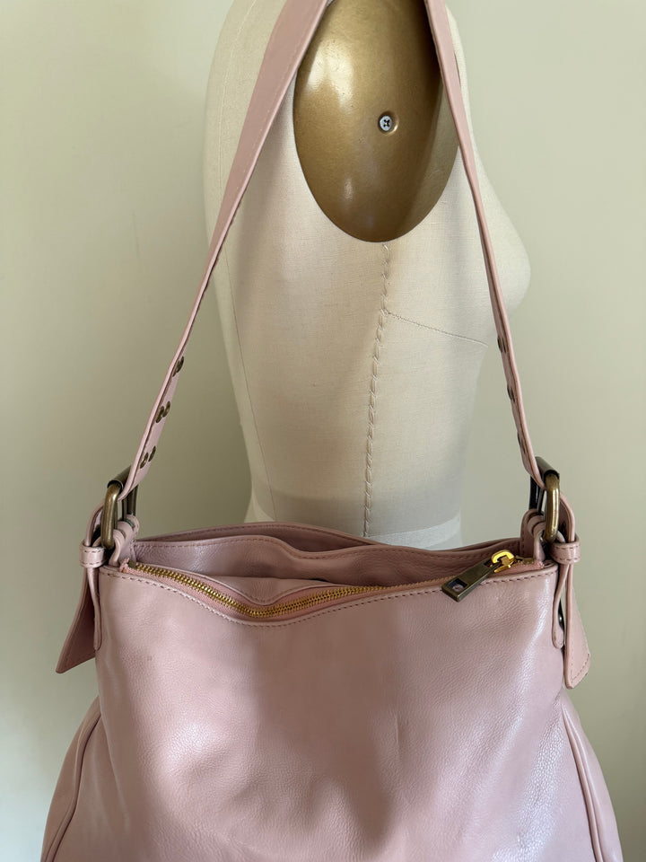 Marc Jacobs Collection Pink Leather Multi Pocket Shoulder Bag Y2K