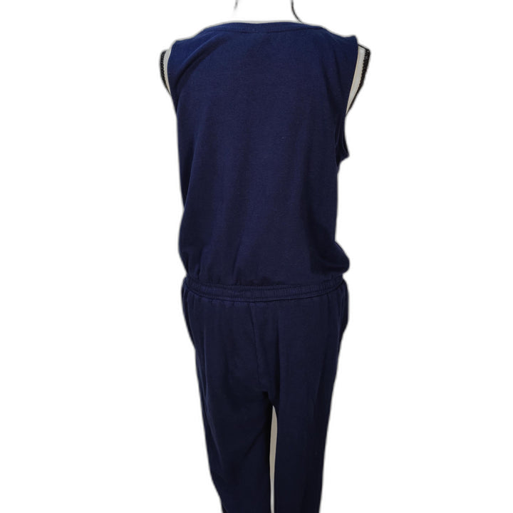 Navy Blue Sleeveless Jumpsuit - Size M - Amazon Essentials