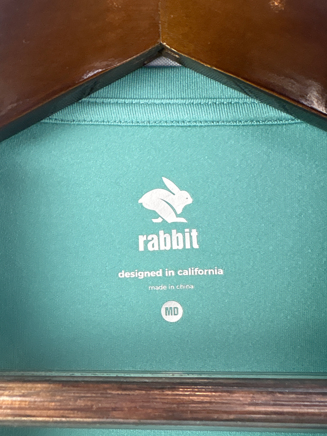 Women’s Rabbit Medium Teal Long Sleeve Sports Top