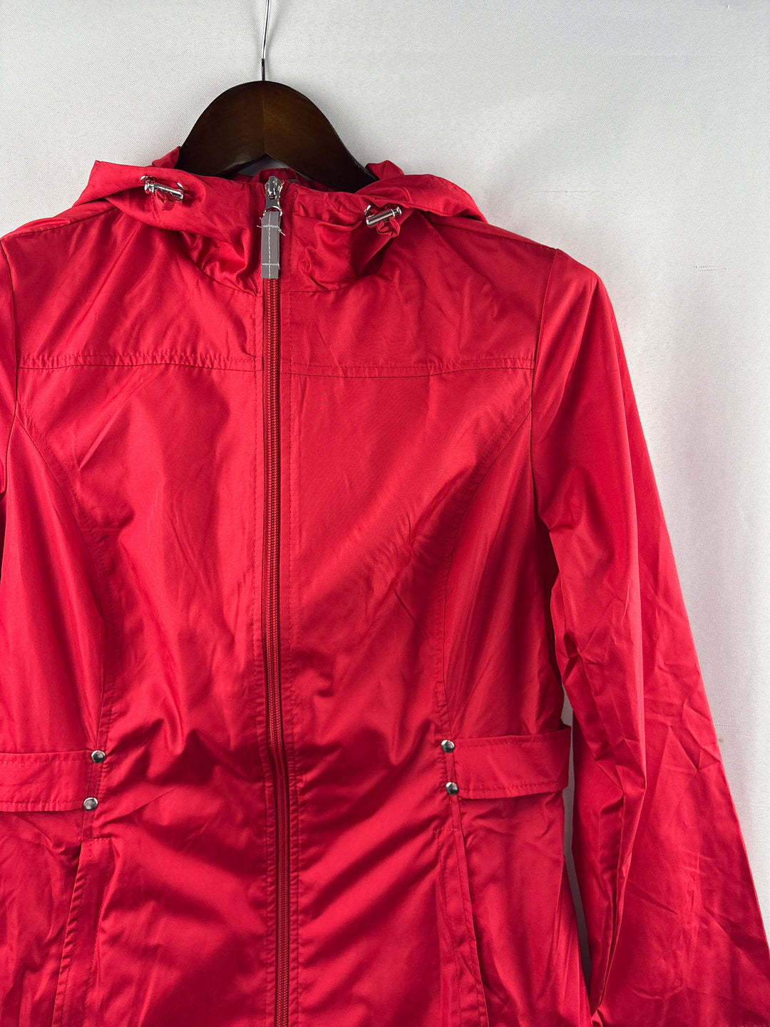 Women’s Jones New York Small Bright Red Raincoat