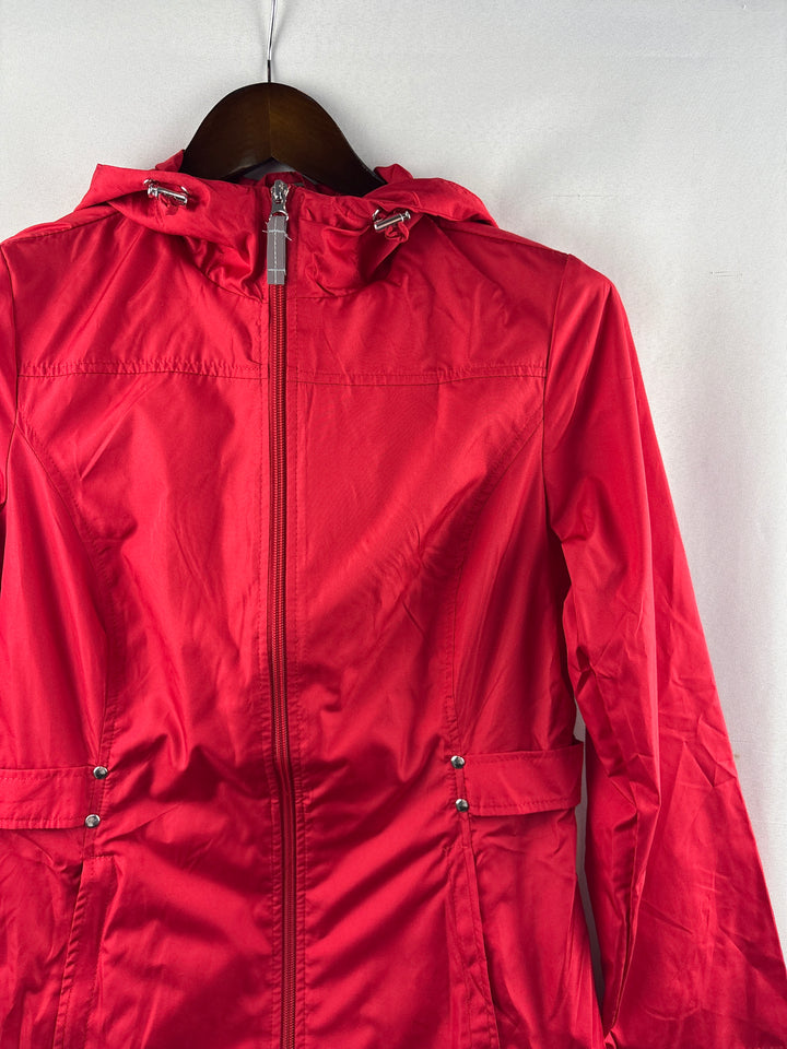 Women’s Jones New York Small Bright Red Raincoat