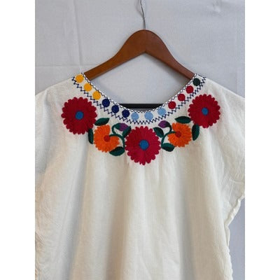Women’s Handmade Embroidered Shirt Size is Unknown, So Please Read Description.