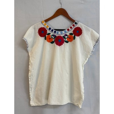 Women’s Handmade Embroidered Shirt Size is Unknown, So Please Read Description.