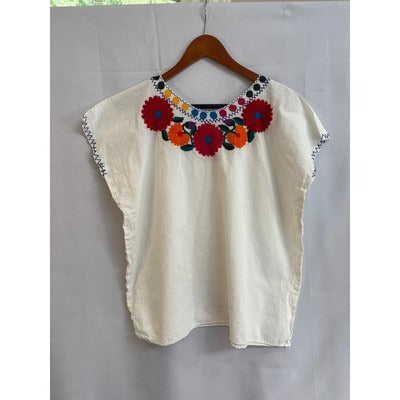 Women’s Handmade Embroidered Shirt Size is Unknown, So Please Read Description.