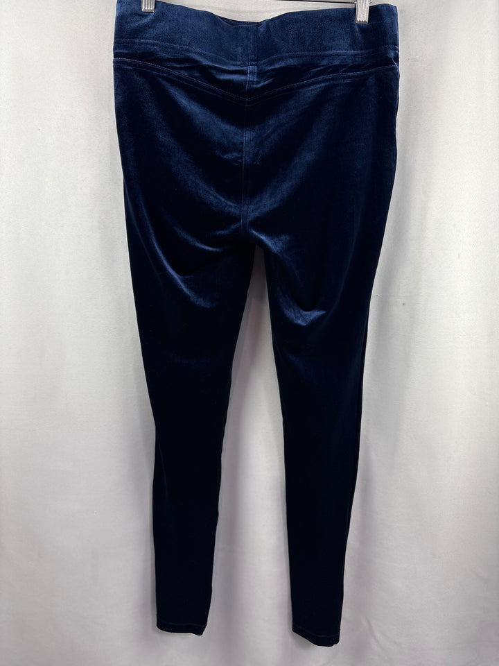 Women’s Loft Medium Sapphire Blue Velvet Leggings