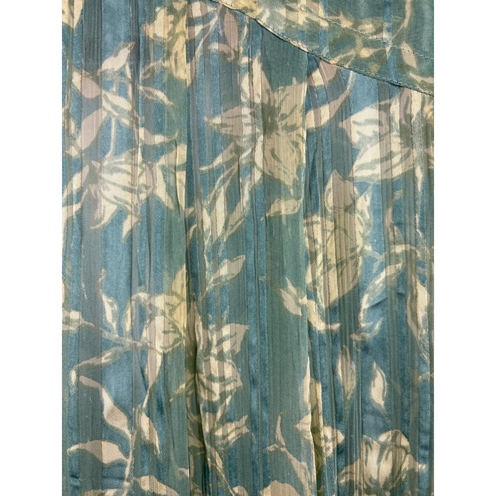 Women’s Rag & Bone Medium Green Floral Printed Maxi Dress