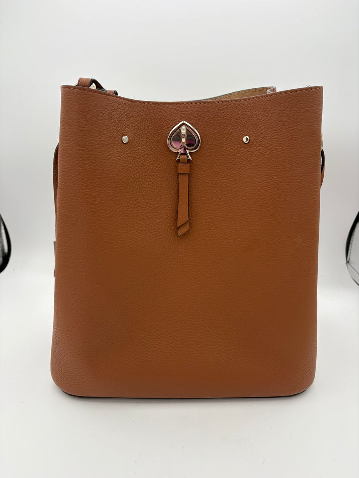 Women’s Kate Spade Coffee Brown Leather Shoulder Purse