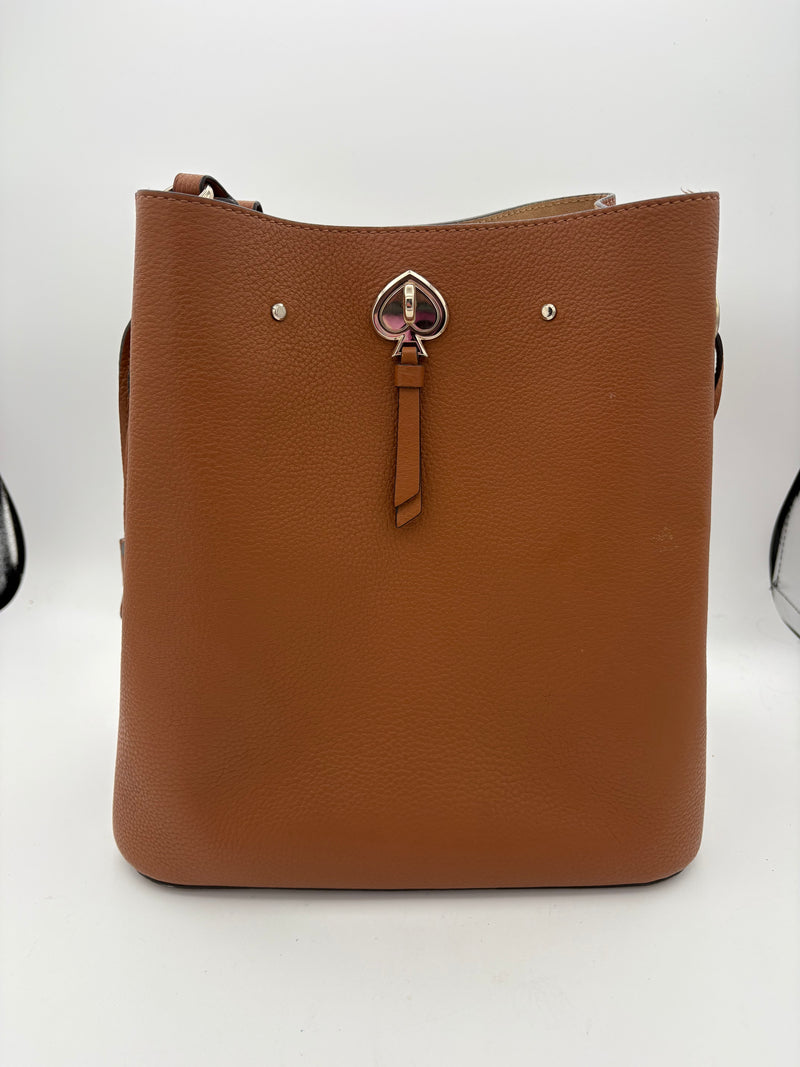 Women’s Kate Spade Coffee Brown Leather Shoulder Purse