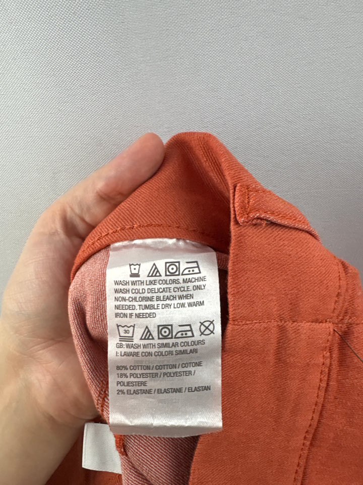 Women’s D&amp;Co Size 14 Burnt Orange Straight Leg Pants