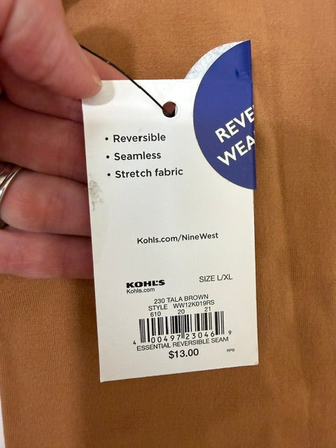 Nine West Essential Seamless Reversible Cami Bundle NWT L/XL Set of 4