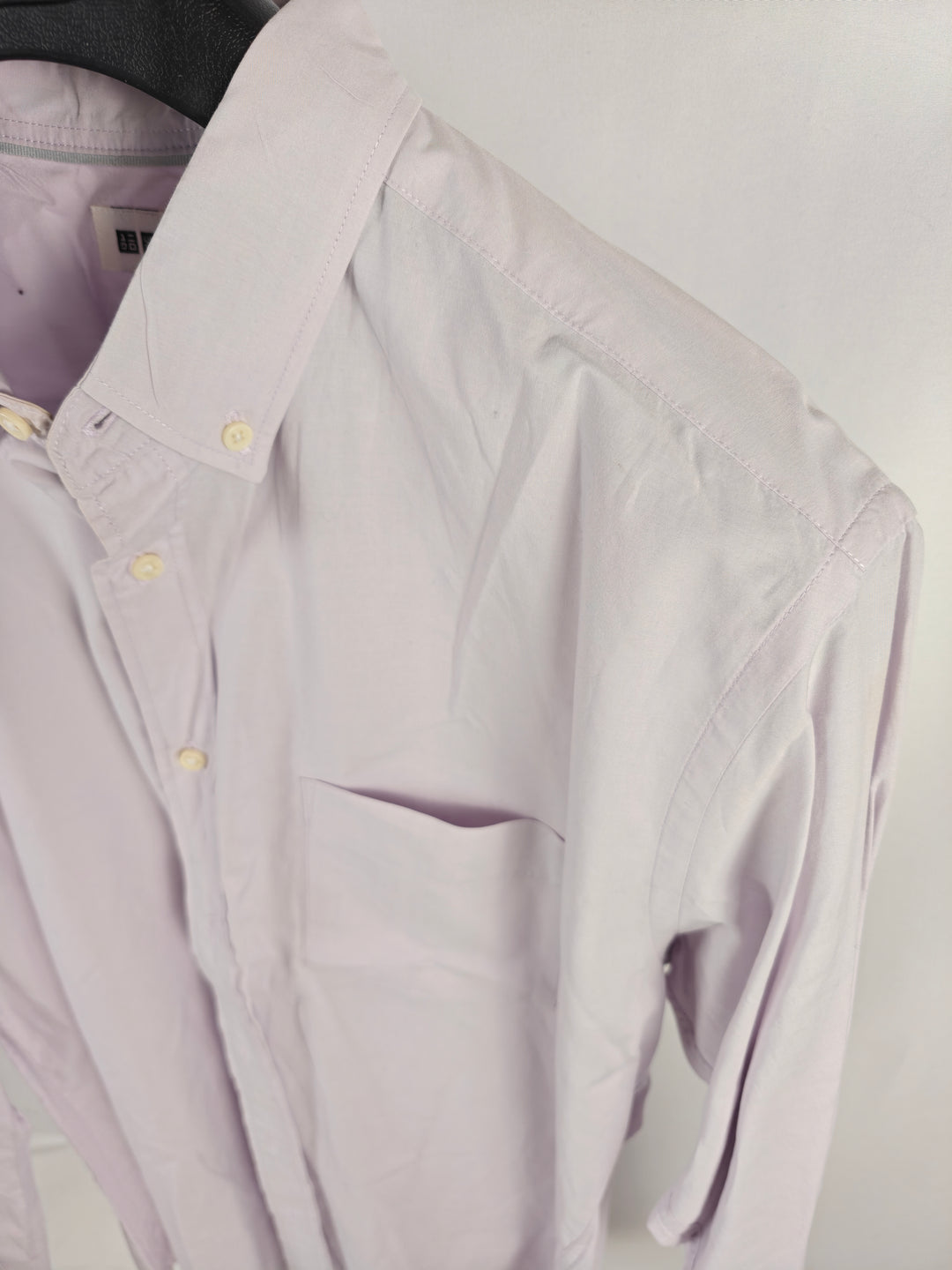 Men’s UNIQLO Button-Down Shirt Light Lavender XL
