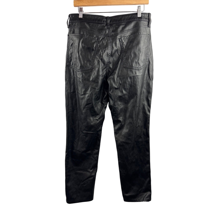 Women’s Old Navy Size 12 Faux Black Leather Pants