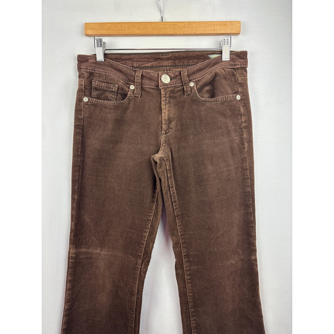 Women’s BCBG Maxarzria Jean Size 28 Brown Corduroy Boot Leg Pants