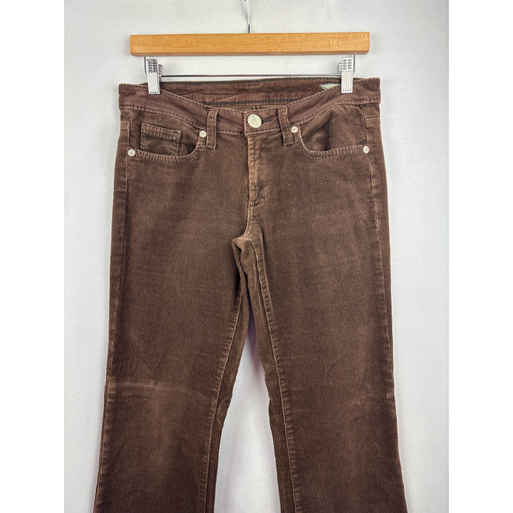 Women’s BCBG Maxarzria Jean Size 28 Brown Corduroy Boot Leg Pants