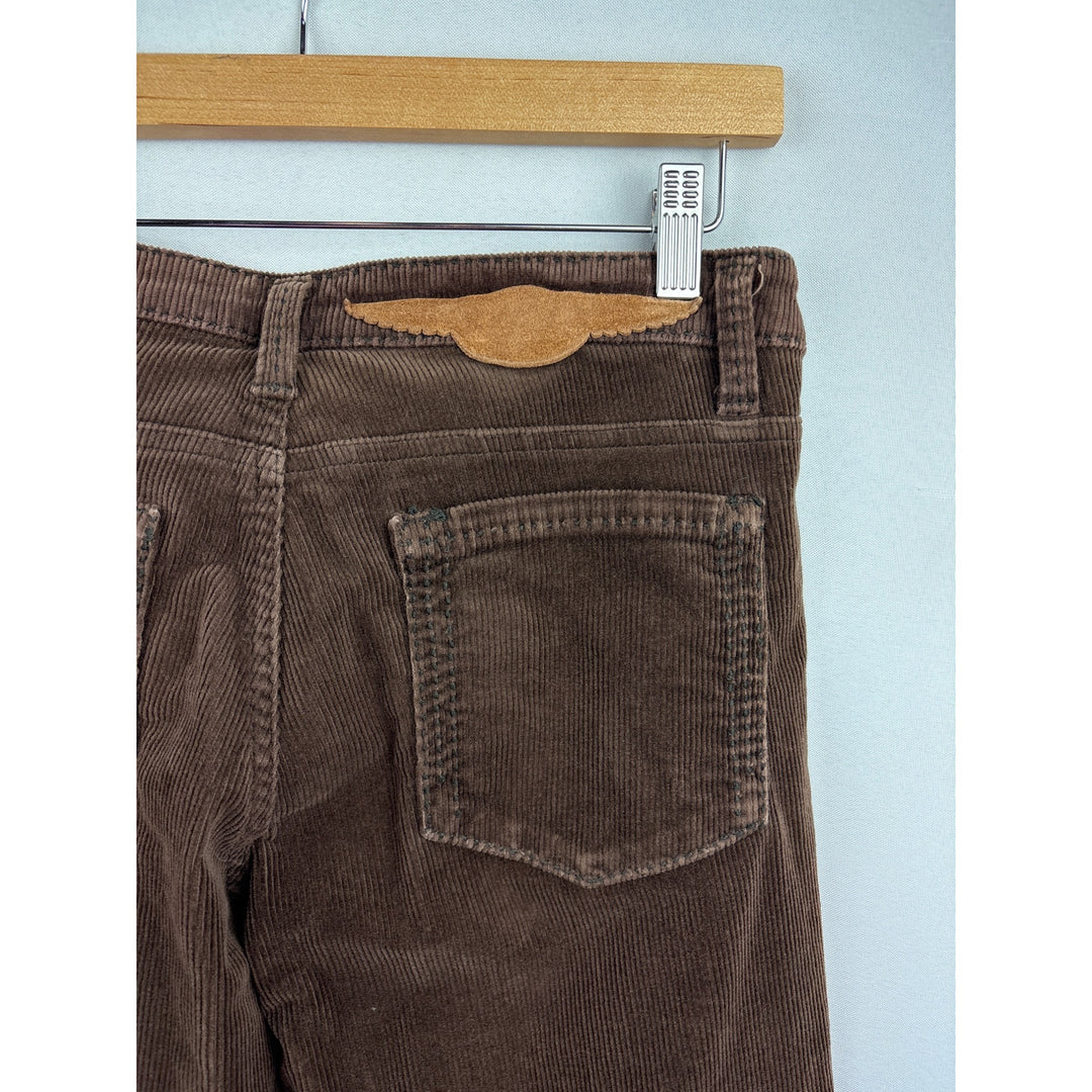 Women’s BCBG Maxarzria Jean Size 28 Brown Corduroy Boot Leg Pants