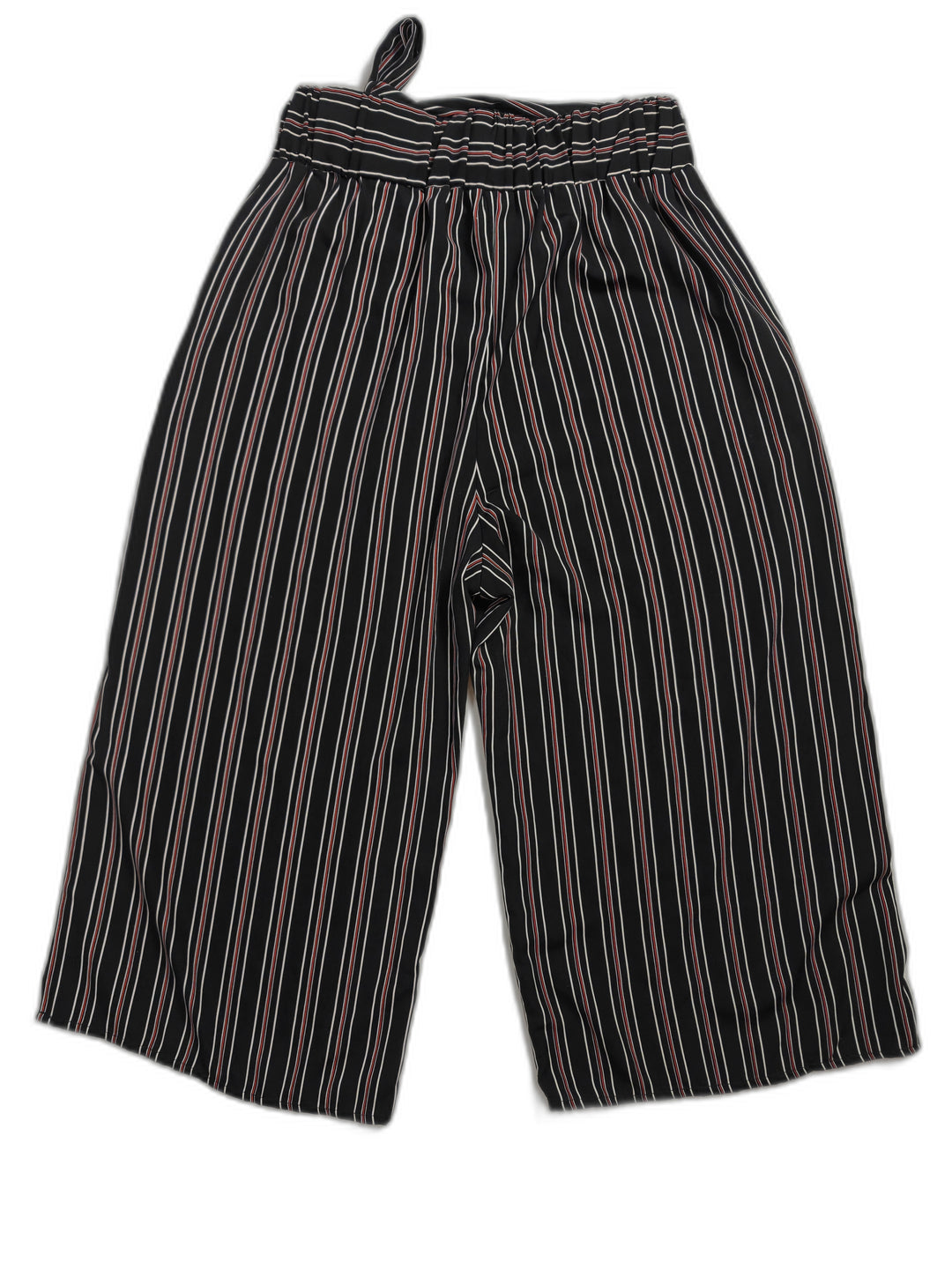 Womens West Kei Wide Leg Pants Black Striped Size Medium