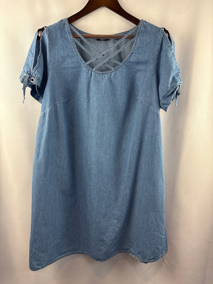 Women’s GW Women’s Plus Size 1X Denim Babydoll Dress