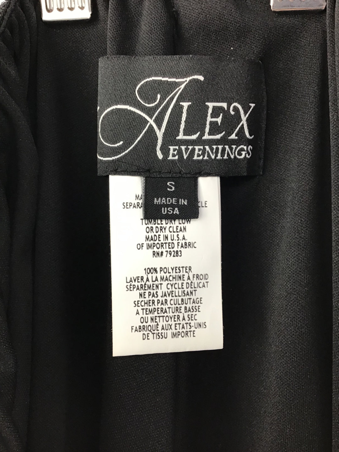 Alex Evenings Women's Black Wide Legged Trousers  Size S