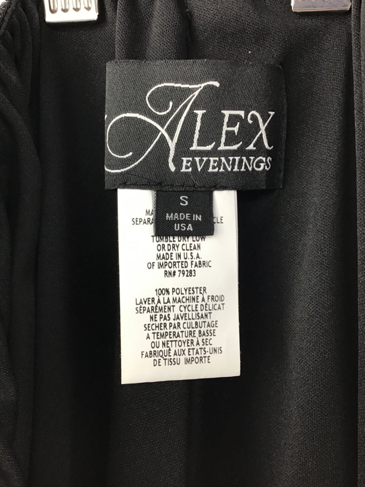 Alex Evenings Women's Black Wide Legged Trousers  Size S