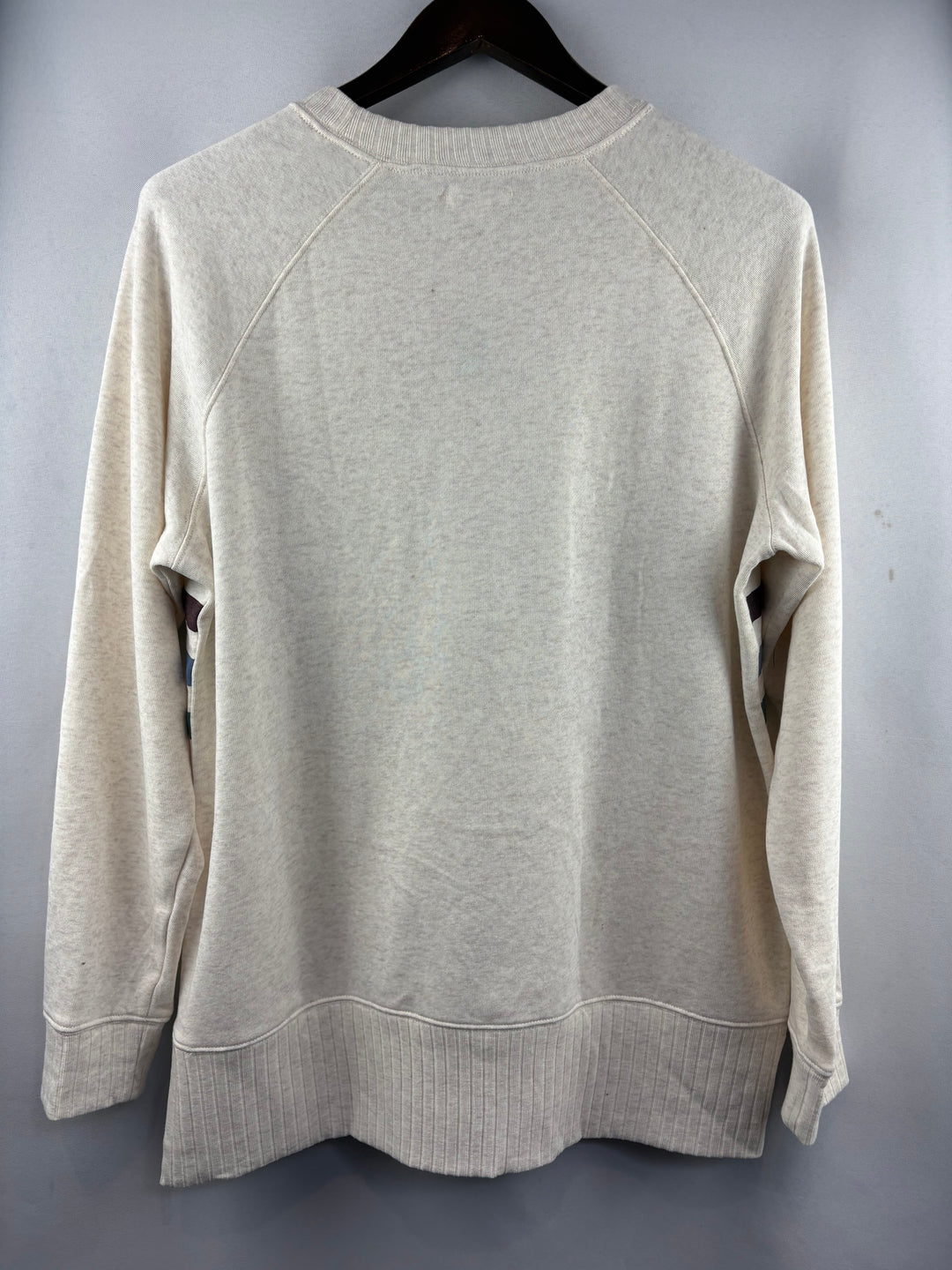 Women’s Maurices Medium Cream Crewneck w/ Multicolor Stripes