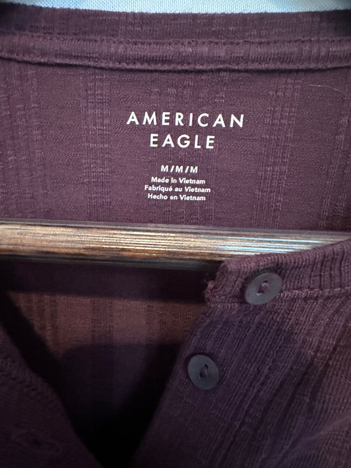 Women’s American Eagle Maroon Long Sleeve Top Size M