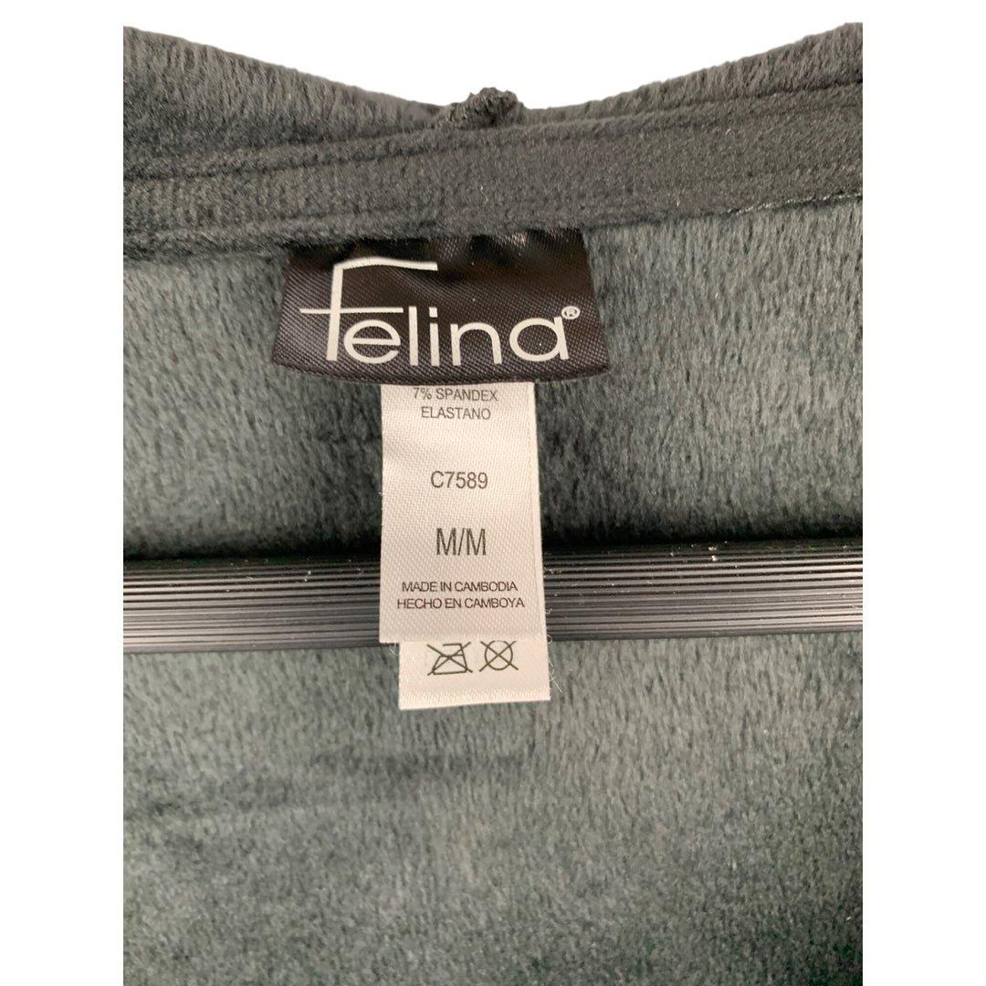 Felina M/M Fleece Zip-Up Hoodie Jacket Polyester & Spandex