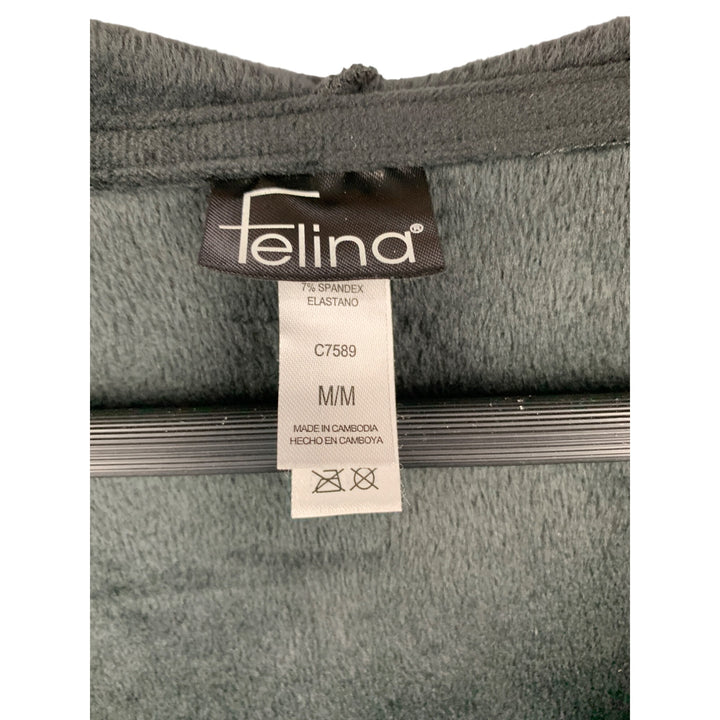 Felina M/M Fleece Zip-Up Hoodie Jacket Polyester & Spandex