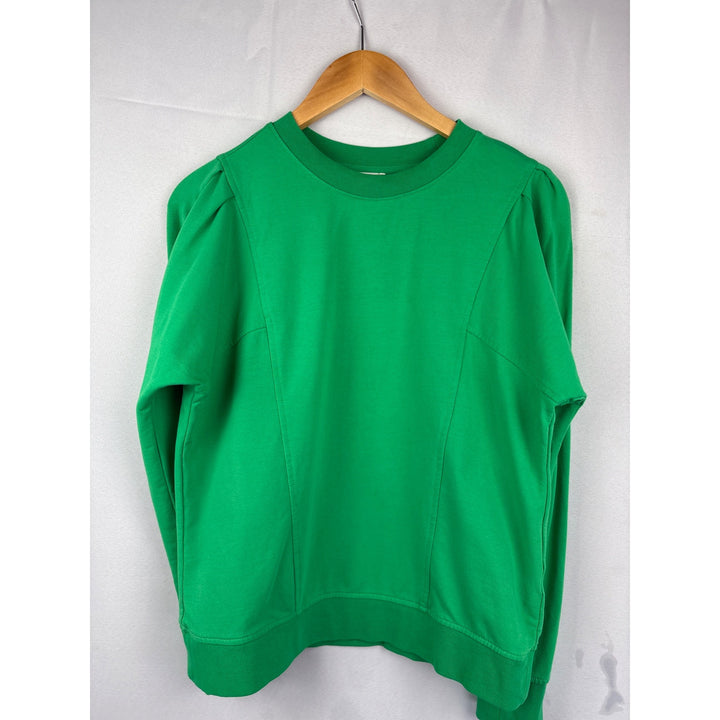 Caslon Womens Green Long Sleeve Sweatshirt Pullover S