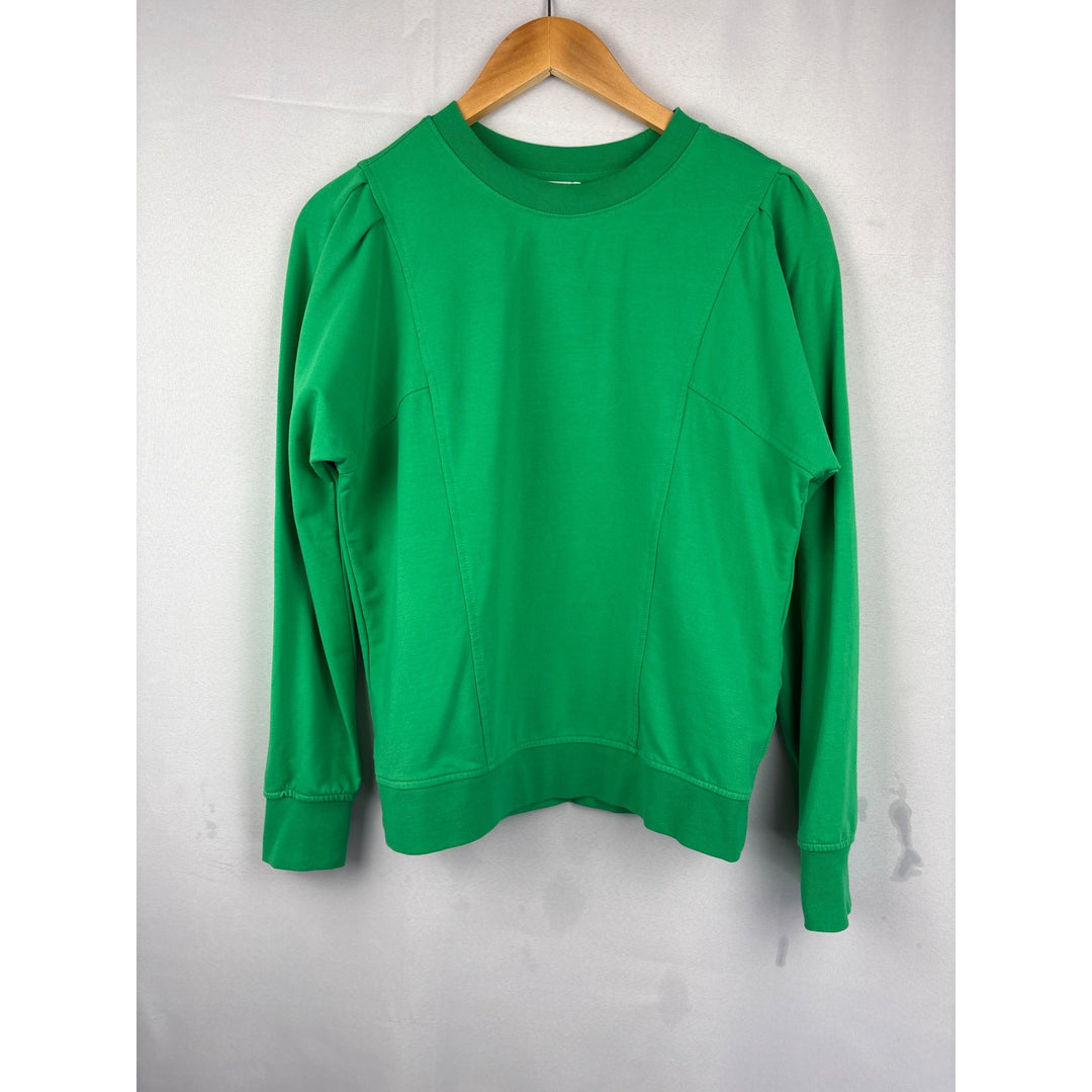 Caslon Womens Green Long Sleeve Sweatshirt Pullover S