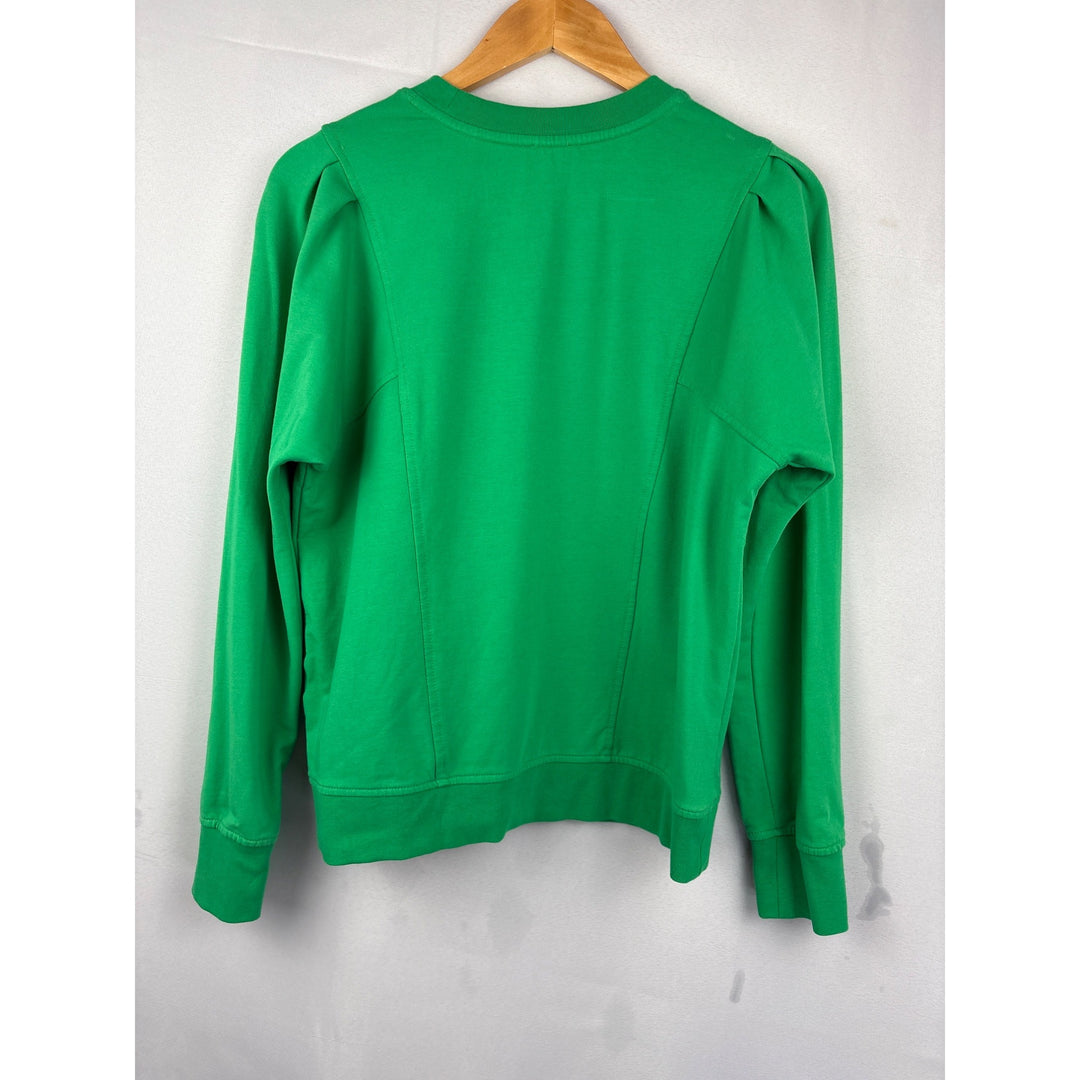 Caslon Womens Green Long Sleeve Sweatshirt Pullover S