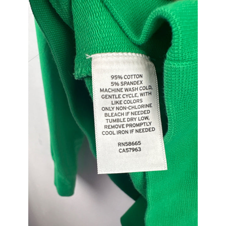 Caslon Womens Green Long Sleeve Sweatshirt Pullover S
