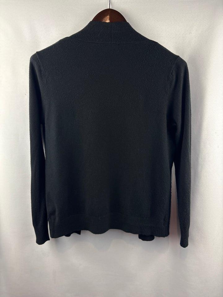 Women’s Aaeda Medium Black Cardigan w/ Floral Embroidery