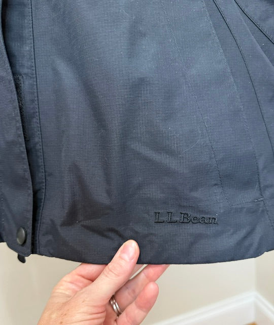 L.L.Bean Women’s 3‑in‑1 Jacket – Black Shell &amp; Removable Insulated Liner SzL