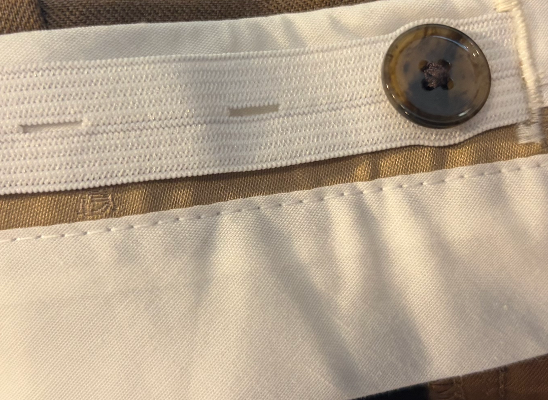 Banana Republic Tan Wool Wide Leg Pleated Pants Size 10 NWT High Rise Dark Academia