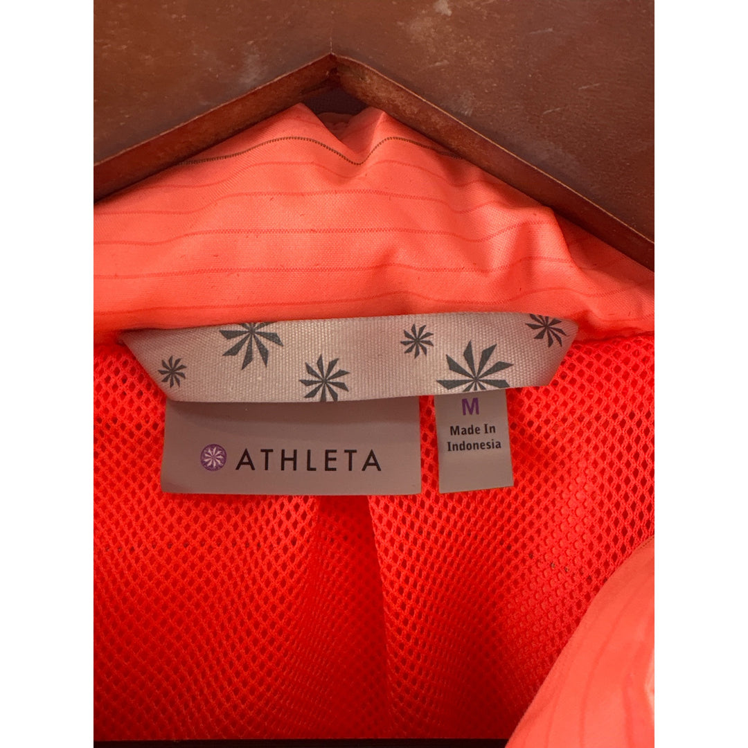 Athleta Womens Coral Hooded Jacket Medium Polyester