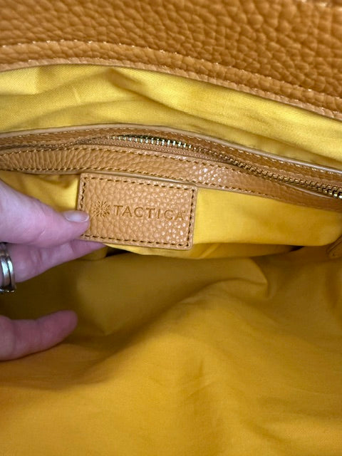 Tactica Elegant Protection Concealed Carry Satchel Butterscotch NWOT
