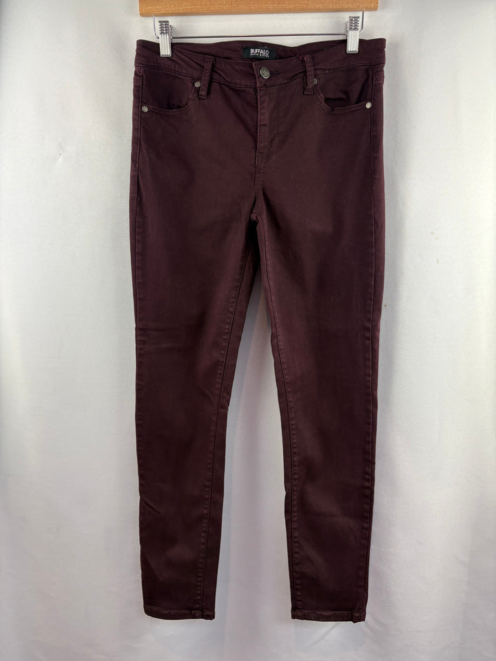 Women’s Buffalo David Bitton Size 4/27 Burgundy Skinny Jeans