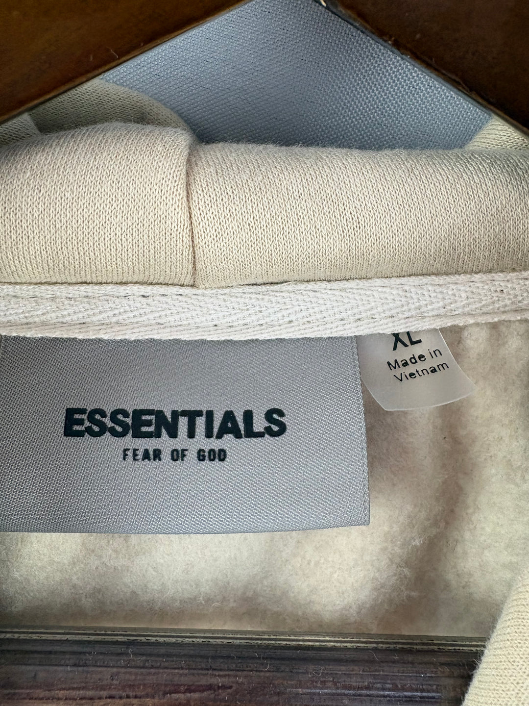 Women’s Essentials XL Tan Logo Hoodie