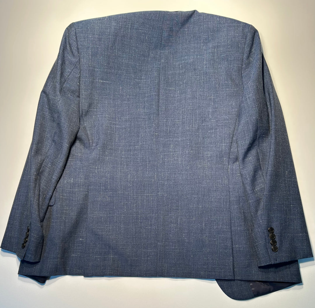 Lauren Ralph Lauren Men’s 42R Blue Wool Linen Blend Blazer Sport Coat