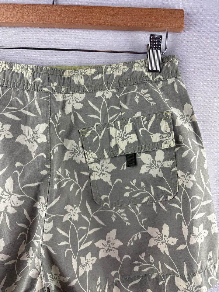 Women’s GAP Small Green Floral Swim Mini Shorts