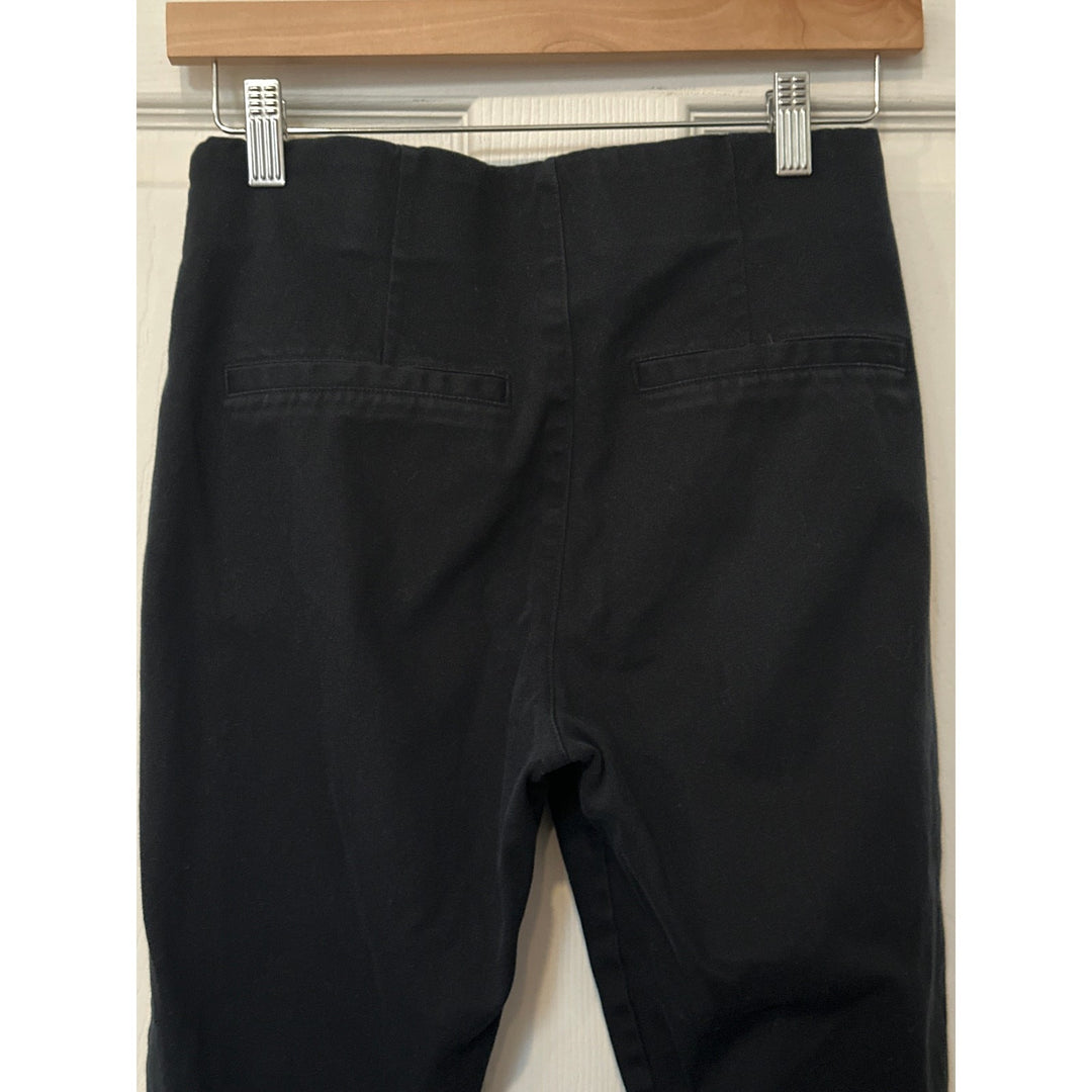 Old Navy Size 8 Black Skinny Ankle Trousers