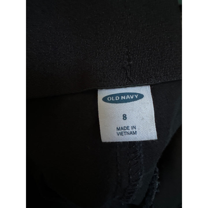 Old Navy Size 8 Black Skinny Ankle Trousers